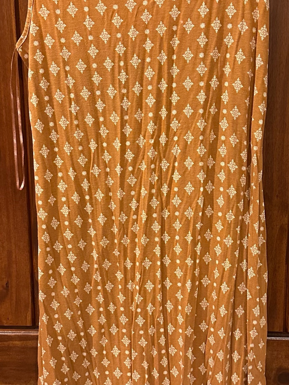 Olive & Oak Rust Orange Floral-Print dress